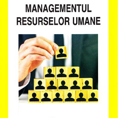 Managementul resurselor umane și a conflictelor de muncă